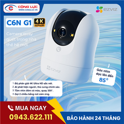Camera Trong Nhà Ezviz C6N G1 4K 8MP