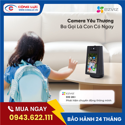 Camera Gọi Video Thông Minh Ezviz S10 2K+
