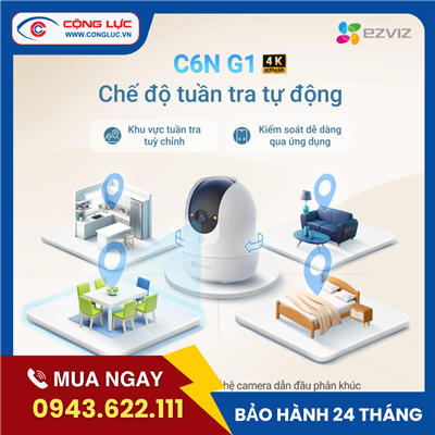 Camera Trong Nhà Ezviz C6N G1 4K 8MP