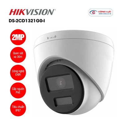 Camera IP 2MP bán cầu HIKVISION DS-2CD1321G0-I