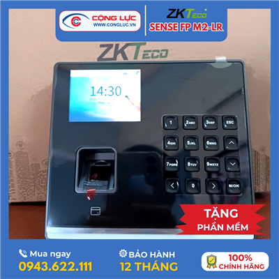 Máy Chấm Công Vân Tay ZKTeco SenseFP M2-LR
