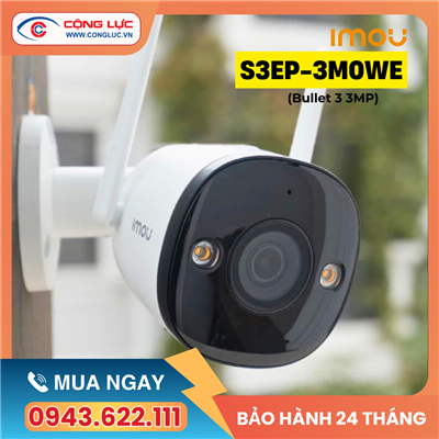 Camera Wifi Ngoài Trời Full Color iMOU IPC-S3EP-3M0WE (Bullet 3 3MP)