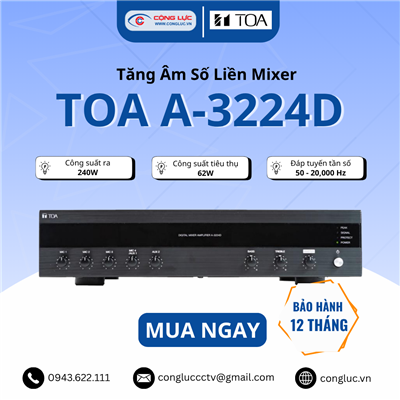 Tăng Âm Số Liền Mixer A-3224D