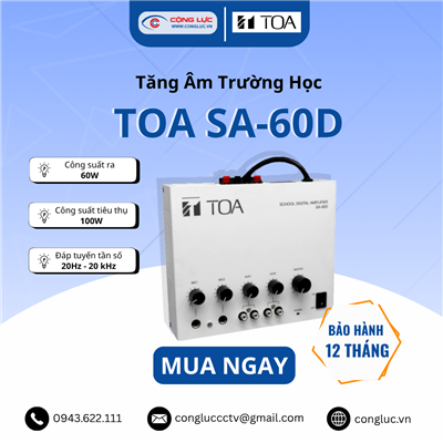 Tăng Âm Trường Học 60W TOA SA-60D-AS