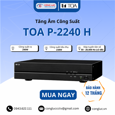 Tăng âm công suất 240W TOA P-2240 H