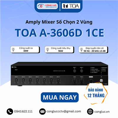 Tăng âm số liền Mixer: A-3606D