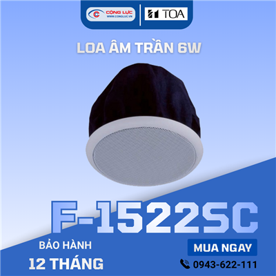  Loa âm trần 6W Toa F-1522SC
