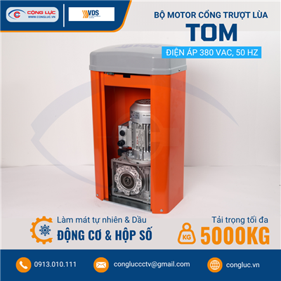 Bộ Motor Cổng Trượt Lùa VDS TOM 