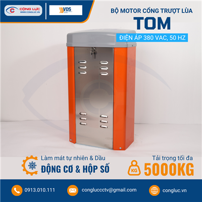 Bộ Motor Cổng Trượt Lùa VDS TOM 