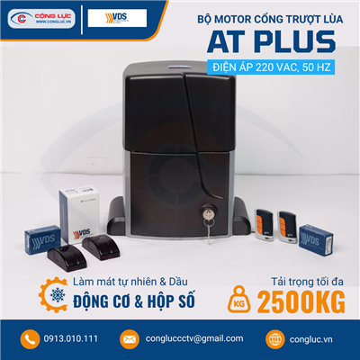 Bộ Motor Cổng Lùa Tự Động VDS AT PLUS