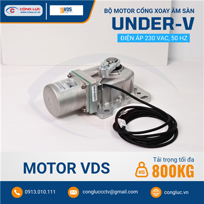 Bộ Motor Cổng Xoay Âm Sàn UNDER-V - Hộp Đế Thép