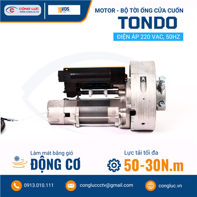 Motor Bộ Tời Ống VDS TONDO – Điều Khiển Cửa Cuốn