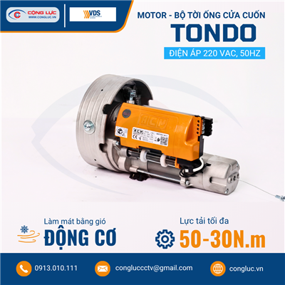 Motor Bộ Tời Ống VDS TONDO – Điều Khiển Cửa Cuốn