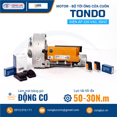 Motor Bộ Tời Ống VDS TONDO – Điều Khiển Cửa Cuốn