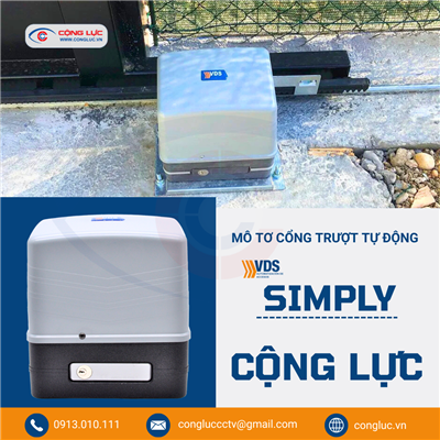 Bộ Motor Cổng Trượt Lùa VDS SIMPLY