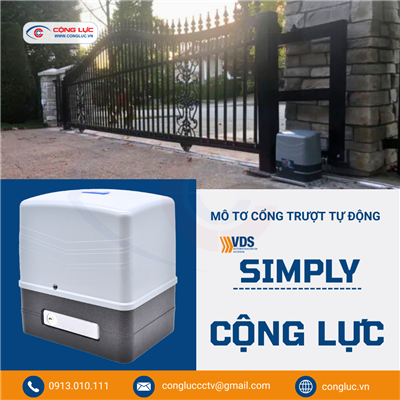 Bộ Motor Cổng Trượt Lùa VDS SIMPLY