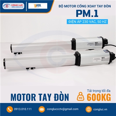Bộ Motor Cổng Xoay Tay Đòn PM.1