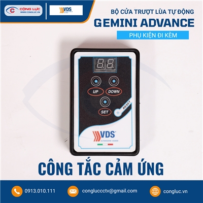 Bộ Điều Khiển Cửa Trượt Lùa Tự Động VDS GEMINI ADVANCE