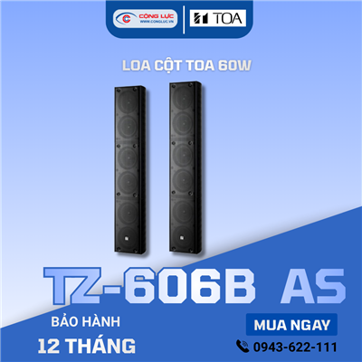  Loa cột màu đen TOA 60W TZ-606B AS