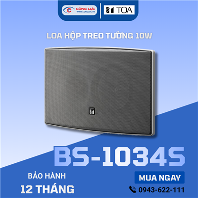 Loa hộp treo tường 10W TOA BS-1034S