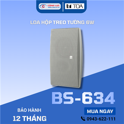Loa hộp treo tường 6W Toa BS-634