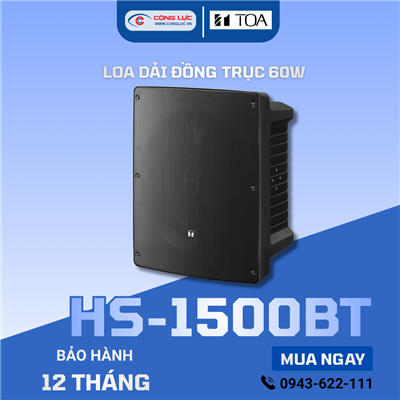 Loa toàn dải đồng trục 60W TOA HS-1500BT