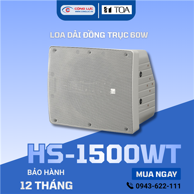 Loa toàn dải đồng trục 60W TOA HS-1500WT