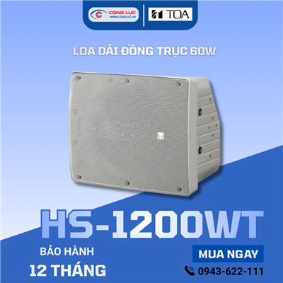 Loa dải đồng trục 60W TOA HS-1200WT