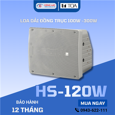 Loa dải đồng trục TOA HS-120W