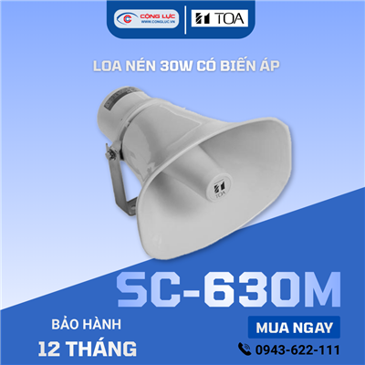 Loa nén phản xạ vành chữ nhật 30W TOA SC-630M
