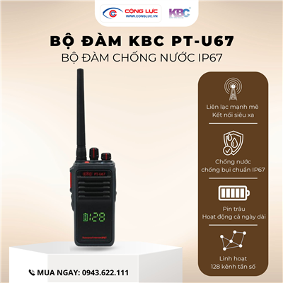 Máy Bộ Đàm Chống Nước KBC PT U67