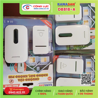 Chuông Cửa Không Dây Kawasan DB818A