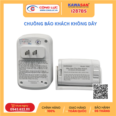 Chuông Báo Khách Không Dây Kawasan I287BS