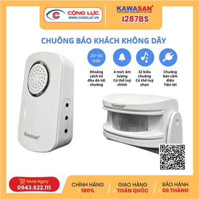Chuông Báo Khách Không Dây Kawasan I287BS