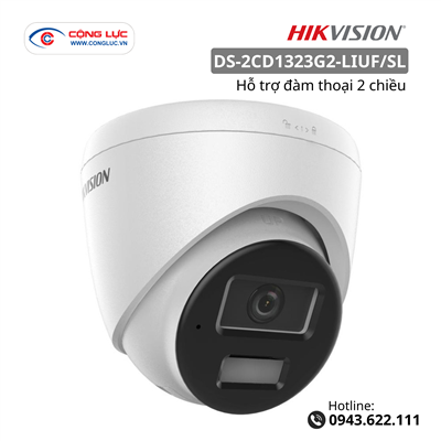 Camera IP 2MP bán cầu HIKVISION DS-2CD1323G2-LIUF/SL