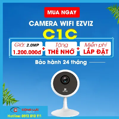 Camera WiFi Ezviz C1C 1080P