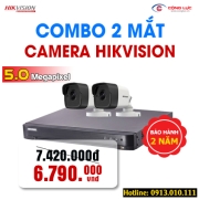 Trọn Bộ 2 Camera Hikvision 5.0MP