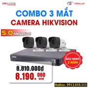 Trọn Bộ 3 Camera Hikvision 5.0MP