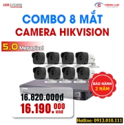 Trọn Bộ 8 Camera Hikvision 5.0MP
