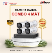 Trọn bộ 4 Camera Dahua 1.0MP