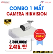 Trọn bộ 1 Camera Hikvision 1.0MP
