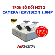 Đổi mới 2 Camera Hikvision 2.0MP