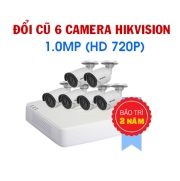 Đổi mới 6 Camera Hikvision 1.0MP