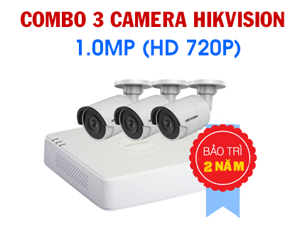 Lắp trọn bộ 3 camera Hikvision cho gia đình