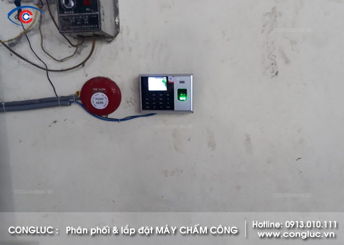 Lắp máy chấm công tại Quận Kiến An Công ty chỉ Vĩnh Thái Hải Phòng