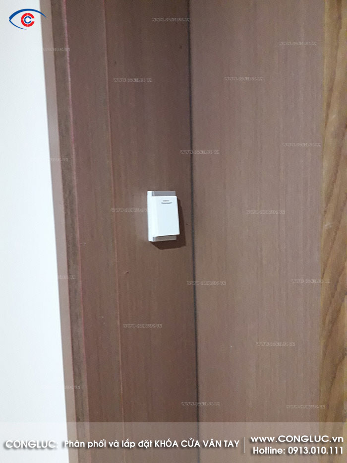 Lắp chuông cửa không dây căn hộ 1101 tầng 11 tại shp hải phòng