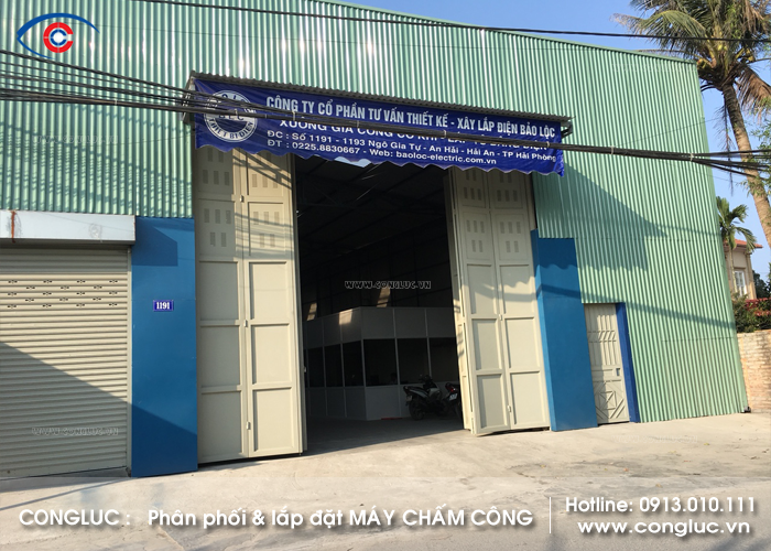 Lắp máy chấm công tại Quận Hải An công ty thiết bị Điện Bảo Lộc