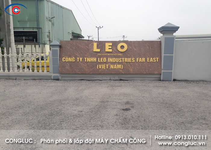 Lắp máy chấm công tại tỉnh Hải Dương công ty LEO INDUSTRIES FAR EAST