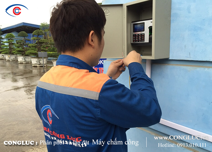 Lắp máy chấm công giá rẻ tại Quận Hải An Hải Phòng
