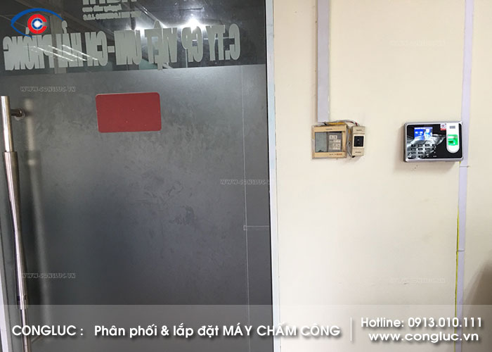 Lắp đặt máy chấm công công ty Việt UNI Hải Phòng